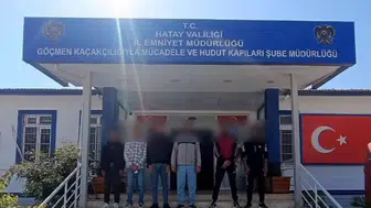 Hatay'da 6 göçmen yakalandı, sürücüye 102 bin TL ceza kesildi