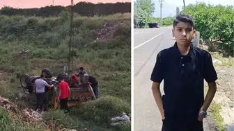 Hatay'da kontrolden çıkan traktör devrildi : 15 yaşındaki sürücü yaşamını yitirdi