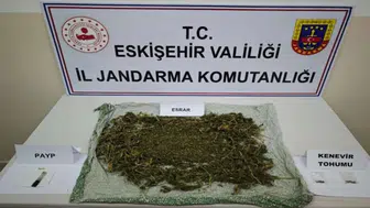 Eskişehir'de uyuşturucu operasyonu : 465 gram esrar ele geçirildi