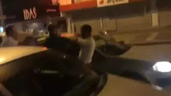 Ankara'da 2 sürücü arasında trafikte kavga