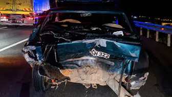 Kırıkkale'de bankette duran otomobile araç çarptı, 6 kişi yaralandı