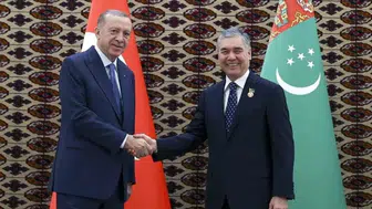 Cumhurbaşkanı Erdoğan, Türkmenistan Milli Lideri ile görüştü