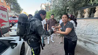 Antalya'da apartman dairesinde korkutan yangın