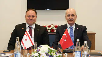 TBMM Başkanı Kurtulmuş'tan Bakü'de net Kıbrıs mesajı : Oldubittiye müsaade etmeyiz