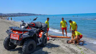 Samsun'da cankurtaranlar tatbikat gerçekleştirdi