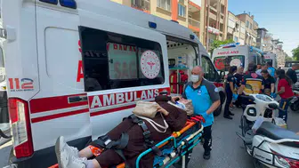 Aydın'da yaya geçidinde kaza : 5 kişi yaralandı
