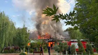 Siirt Kurtalan'da kafe yangını : Maddi hasar meydana geldi