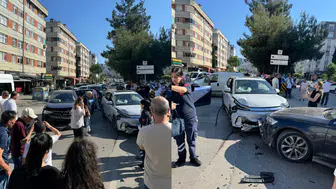 Samsun Atakum'da zincirleme trafik kazası