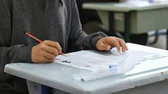 Şişli'de LGS heyecanı : Yanlış okula gelen öğrenci son anda sınava yetişti