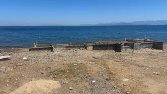 Bodrum'da sahile beton dökenlere 150 bin TL ceza