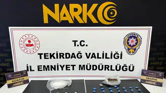 Tekirdağ'da uyuşturucu operasyonları : 8 tutuklama