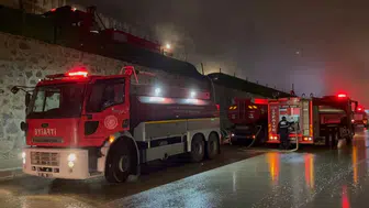 Gaziantep'te metal işleme atölyesinde yangın