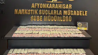 Afyonkarahisar'da 3 bin uyuşturucu hap ele geçirildi
