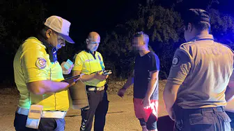 Burdur'da polis uygulamasını gören sürücü aracını park etti : 1.24 promil alkollü çıktı