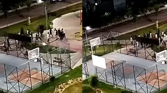 Bursa'da 2 grup arasında tekmeli yumruklu kavga