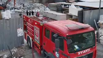 Eskişehir'de geri dönüşüm tesisinde yangın çıktı