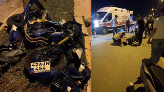 Gaziantep'te motosikletler çarpıştı : 2'si ağır 4 yaralı