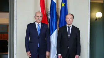 TBMM Başkanı Numan Kurtulmuş'tan Finlandiya'da kritik savaş mesajı