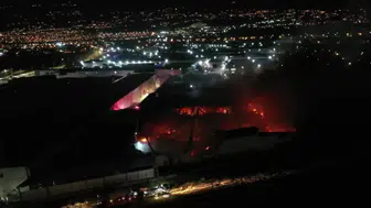 Kahramanmaraş'ta tekstil fabrikasında yangında hasar belli oldu