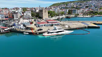 Sinop'ta lüks yatın su alma nedeni ortaya çıktı