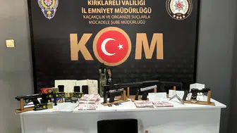 Kırklareli'nde suç örgütü operasyonu : 6 kişi yakalandı