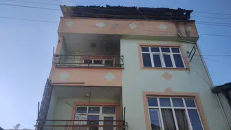 Samsun Vezirköprü'de korkutan yangın : Bir kişi ağır yaralandı