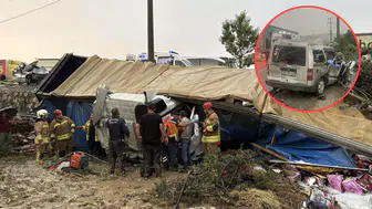 Manisa'da zincirleme kaza : 2 ölü, 4 yaralı