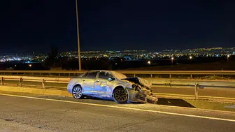 Kayseri'de kaza : 3 yaşındaki bebek yaralandı