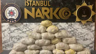 İstanbul'da bir araçta 21 kilo eroin çıktı
