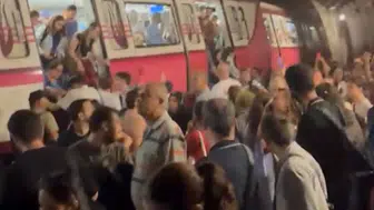 Kadıköy - Sabiha Gökçen Havalimanı metrosu raydan çıktı