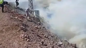 Çanakkale Ayvacık'ta makilik yangını : Rüzgarın etkisiyle büyüyen alevlere müdahale ediliyor
