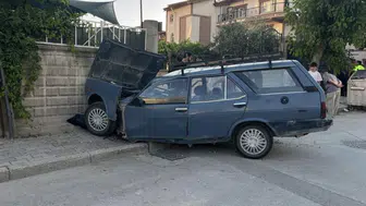 Konya'da 16 yaşındaki ehliyetsiz sürücü kaza yaptı : 2'si çocuk 5 yaralı
