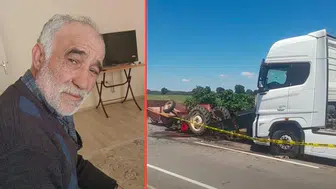 Kırklareli'nde tırın arkadan çarptığı traktörün sürücüsü öldü