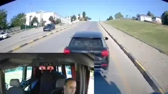 Sakarya'da savcı ile minibüs şoförü arasında kavga çıktı