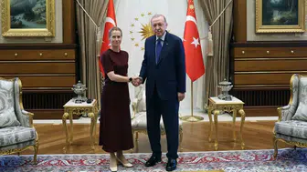 Cumhurbaşkanı Erdoğan AB Komisyonu heyetini kabul etti