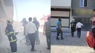 Adıyaman'da bir iş yerinde yangın : 2 kişi dumandan etkilendi
