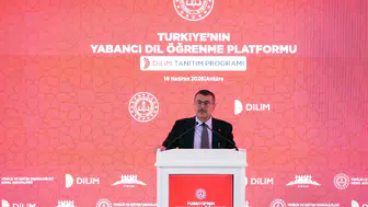 Bakan Tekin Türkiye'nin yabancı dil öğrenme platformu DİLİM'i tanıttı