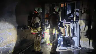 Hatay Antakya'da iş yerinde yangın