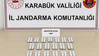 Karabük'te uyuşturucu operasyonu : 331 hap ele geçirildi