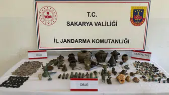 Sakarya'da 'Anadolu Mirası' operasyonu : 806 adet tarihi eser ele geçirildi