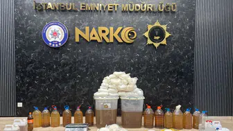İstanbul'da uyuşturucu operasyonu : Şişli ve Eyüpsultan'da 187 kilogram metamfetamin ele geçirildi
