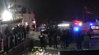 Yaralılar ve cenaze İnebolu Limanı'na getirildi