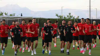 A Milli Futbol Takımı Paraguay maçı için antrenmanlara başladı