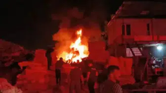 Bursa'da geri dönüşüm tesisinde yangın