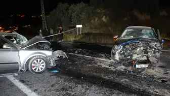 Nevşehir'de hatalı sollama faciayı beraberinde getirdi