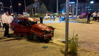 Karabük'te kırmızı ışıkta facia