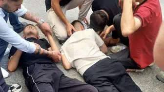 Samsun'da otomobille çarpışan motosikletteki 2 kişi yaralandı