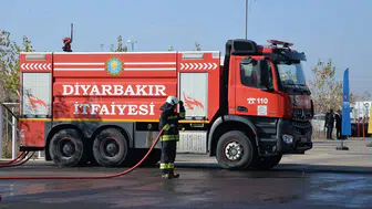 Diyarbakır'da yangın : 1 kişi dumandan etkilendi