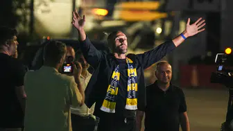 Fenerbahçe'nin yeni transferi Vedat Muriqi İstanbul'da