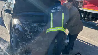 Van Özalp'ta zincirleme kaza : 3'ü çocuk 4 yaralı